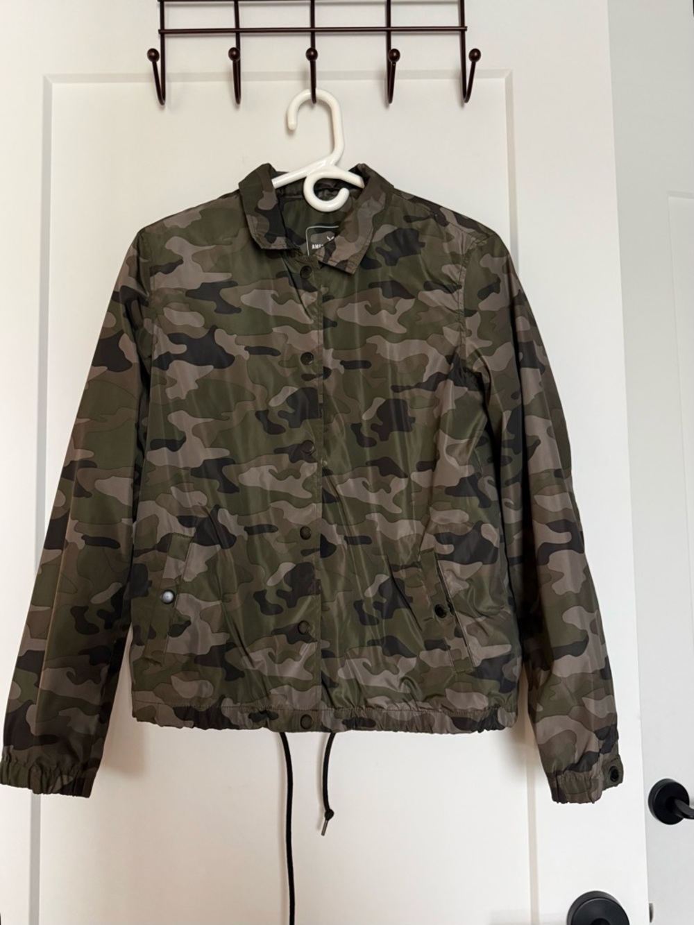 American Eagle Camo Windbreaker Jacket